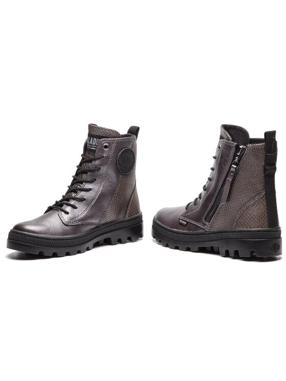 Palladium Palladium Pohodni čevlji Pallabosse Hi Zip 95941-020-M Siva
