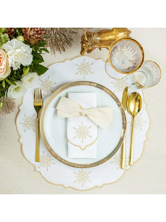 Roseberry Home Roseberry Home Obrączka na serwetki kokardka Ivory Écru