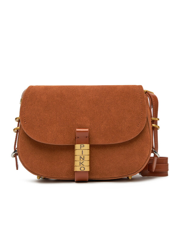 Geantă PINKO Saddle Mini PE PLTT 103831 A29N Maro