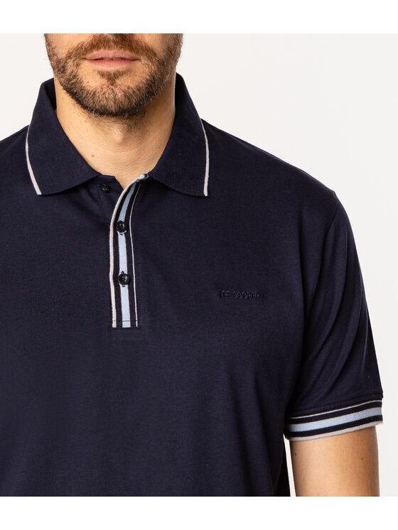 Lee Cooper Lee Cooper Polo TOR 5001 Granatowy Regular Fit