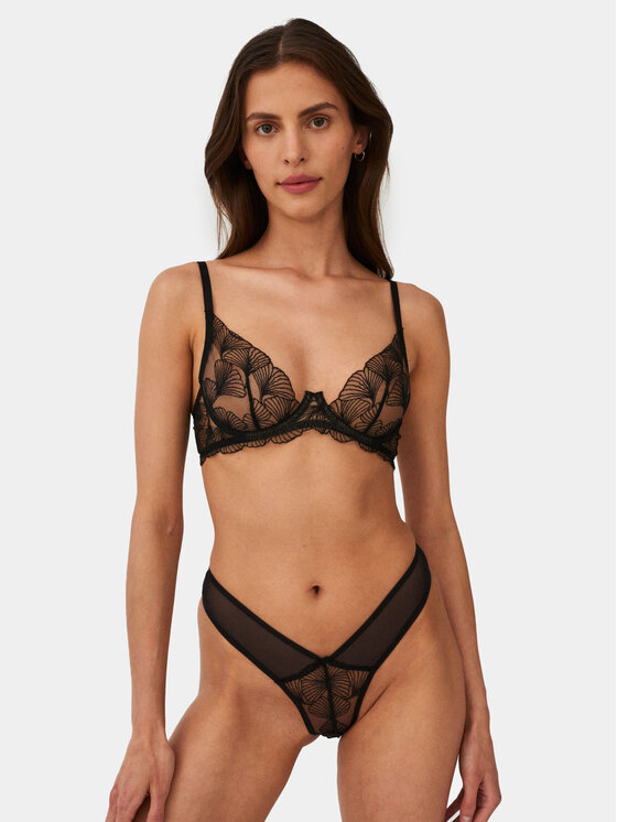 Undress Code Undress Code Podprsenka s kosticemi Adore 542 Černá