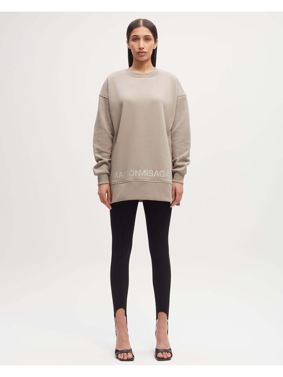 Bluza, rozmiar S, Beżowy, RELAXED SWEATSHIRT