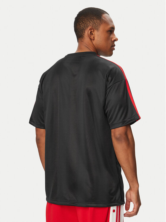 adidas adidas Tricou adicolor Jacquard KD5831 Negru Loose Fit
