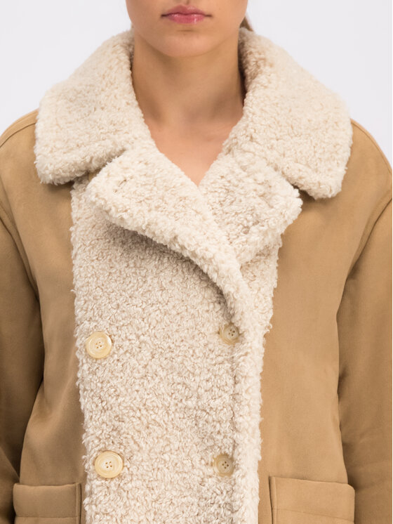 My Twin My Twin Зимове пальто 192MT2020 Бежевий Regular Fit