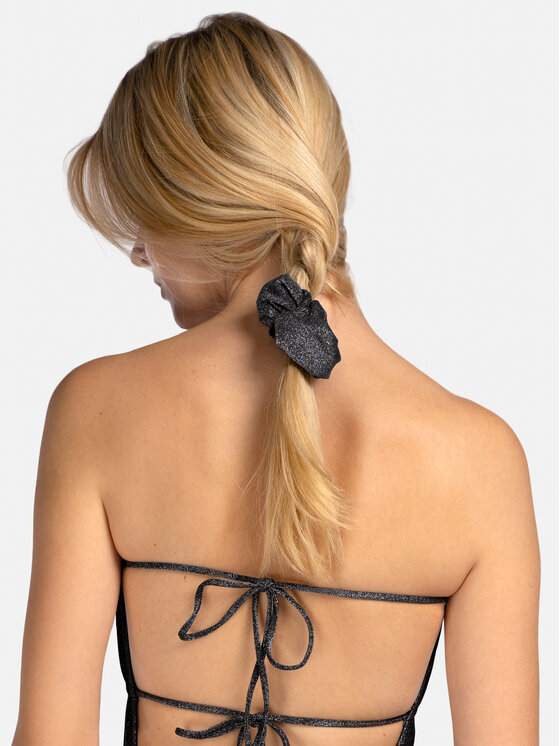 Miss Lou Miss Lou Elastico per capelli A-LG1-CZ Nero