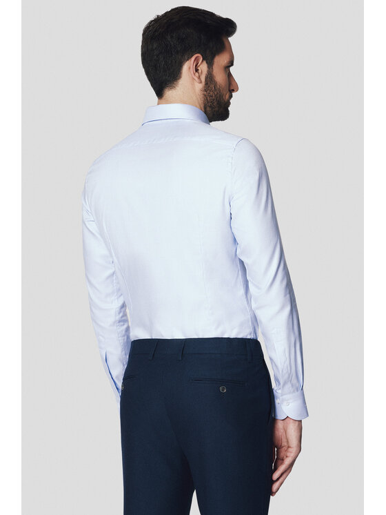 Lancerto Lancerto Koszula Zaira KO051124000042 Niebieski Slim Fit