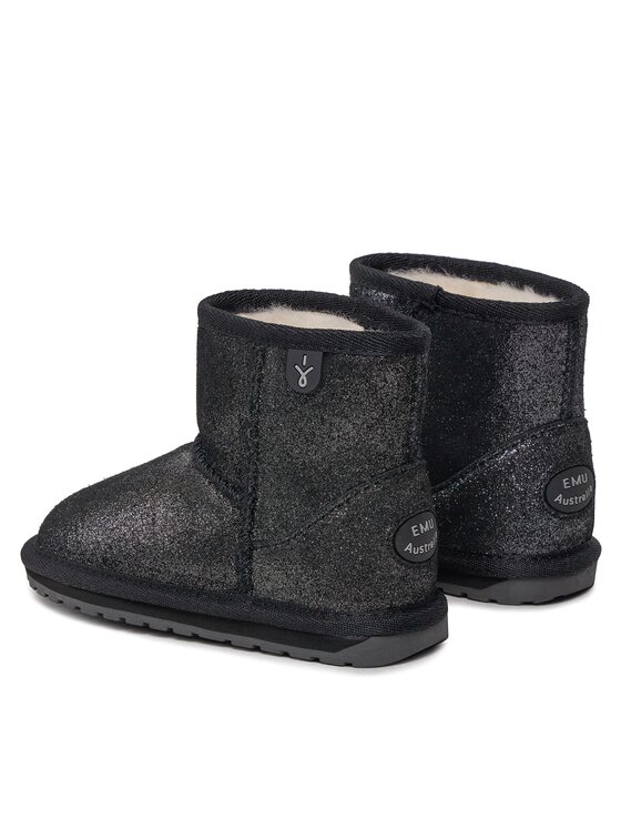 EMU Australia EMU Australia Čizme za snijeg Wallaby Mini Metallic K11856 Crna