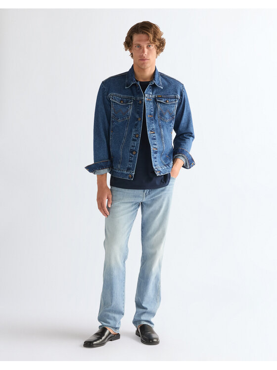 Wrangler Wrangler Jeansy FRONTIER Niebieski Loose Fit