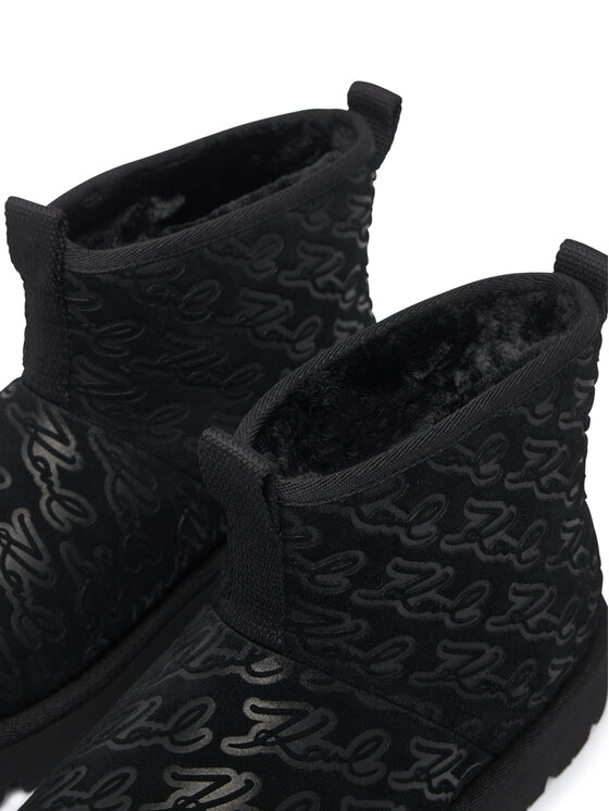KARL LAGERFELD KARL LAGERFELD Sněhule Skylar Lo KL47636 Černá