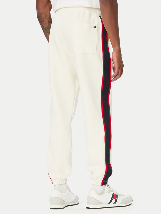 Tommy Hilfiger Tommy Hilfiger Долнище анцуг Pique MW0MW44995 Кремав Regular Fit