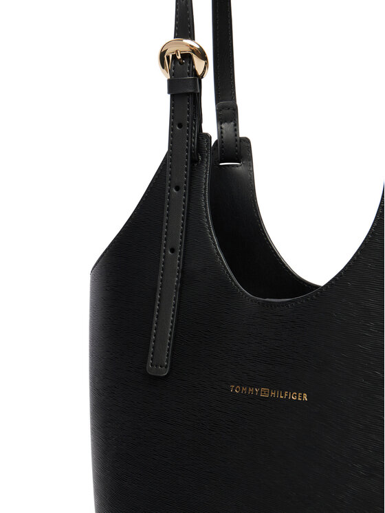 Tommy Hilfiger Tommy Hilfiger Kabelka Th Modern Tote AW0AW18618 Černá