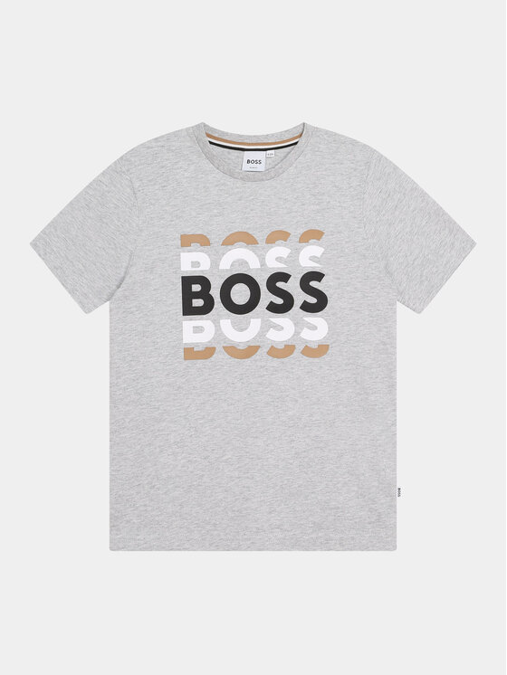 BOSS Boss T-shirt J25O72 S Siva Regular Fit