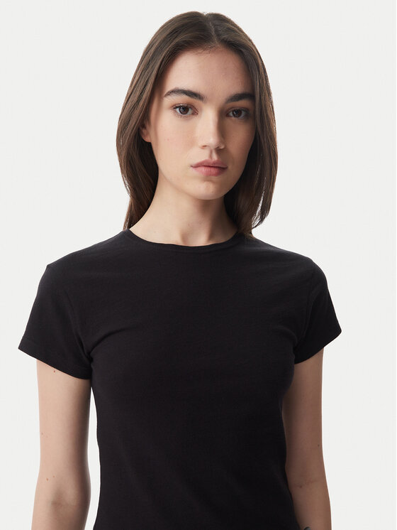Tommy Hilfiger Tommy Hilfiger T-shirt WW0WW48702 Nero Slim Fit