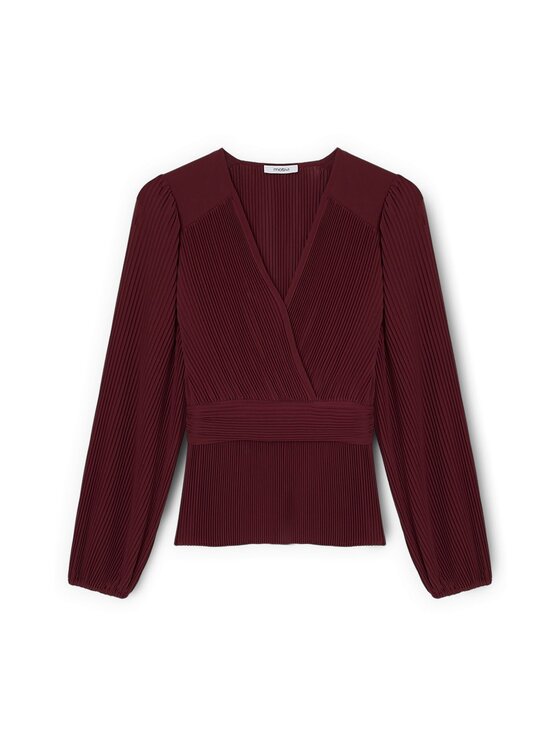 Motivi Motivi Blusa 2021Q001920N036 Bordeaux Regular Fit