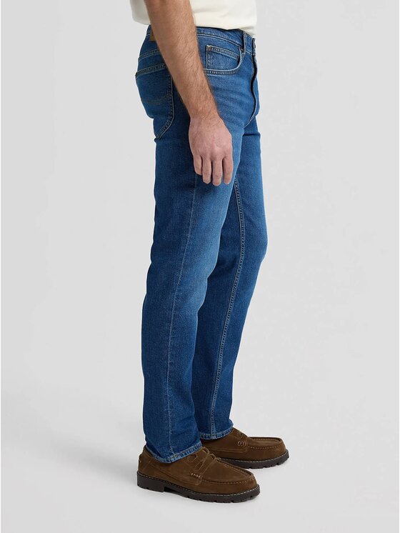 Lee Lee Jeansy RIDER Niebieski Slim Fit