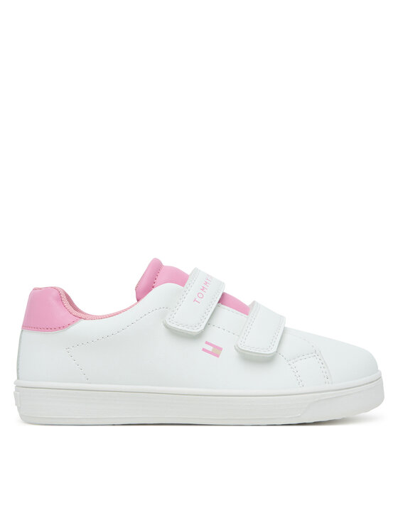 Sneakers Tommy Hilfiger Low Cut Velcro Sneaker T1A9-33965-1355 S Alb