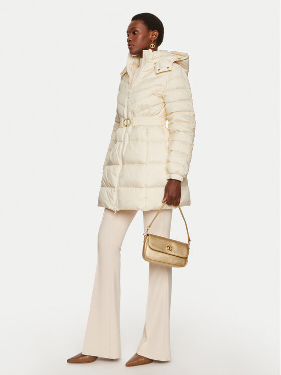 TWINSET TWINSET Wintermantel 242TP2182 Beige Slim Fit