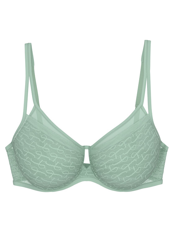 Triumph Triumph Biustonosz z fiszbiną Signature Sheer 10215906 Zielony