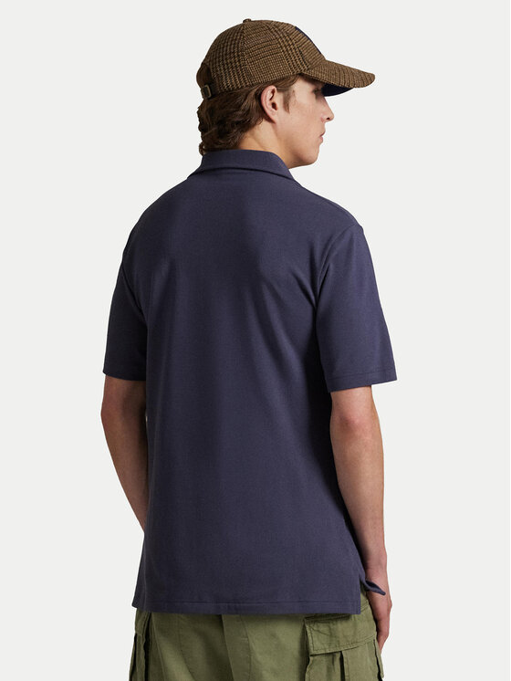 Polo Ralph Lauren Polo Ralph Lauren Polo 710P00083001 Granatowy Custom Slim Fit
