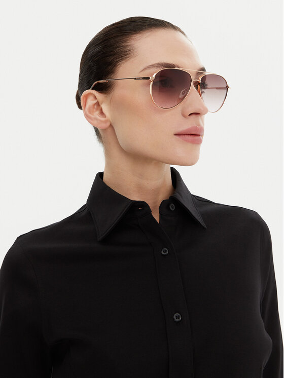 Trussardi Trussardi Sunčane naočale TSM3015 Zlatna