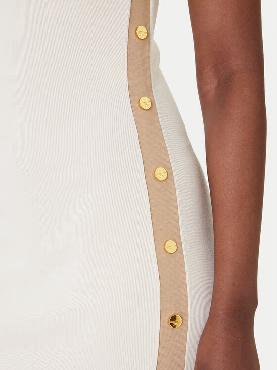 Elisabetta Franchi Elisabetta Franchi Трикотажна сукня AM-03S-61E2 Бежевий Regular Fit