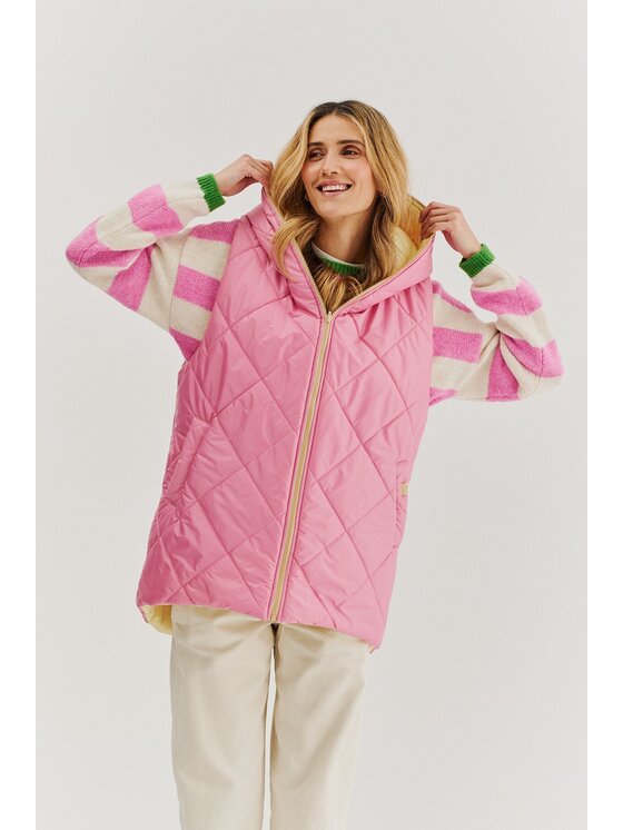 NAOKO NAOKO Kamizelka Sunbeam Glow Żółty Regular Fit