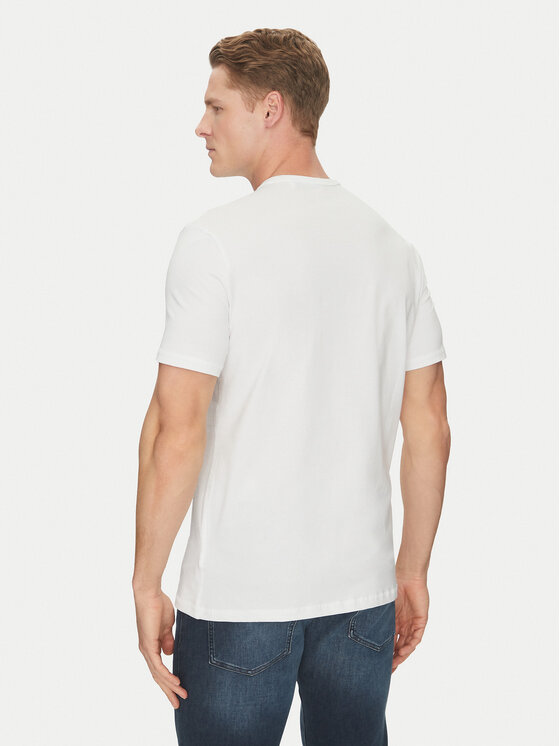Guess Guess T-Shirt M5GI19 J1314 Biały Slim Fit