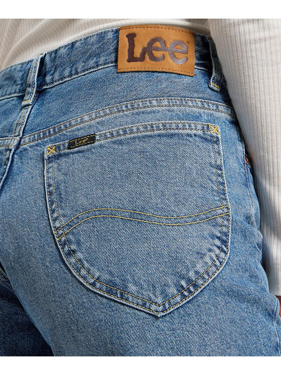 Lee Lee Jeansy 112355261 Niebieski Regular Fit