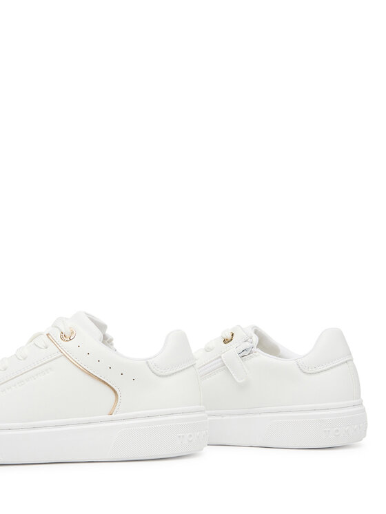 Tommy Hilfiger Tommy Hilfiger Sneakersy Low Cut Lace Up Sneaker T3A9-33982-1355 D Biały