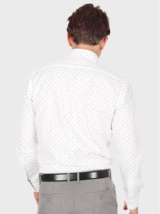Evenemen Evenemen Koszula STAMPA K75991 Biały Slim Fit
