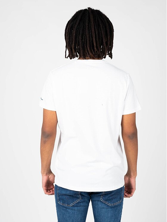 Pepe Jeans Pepe Jeans T-Shirt PM508016 | Ramone Biały Regular Fit