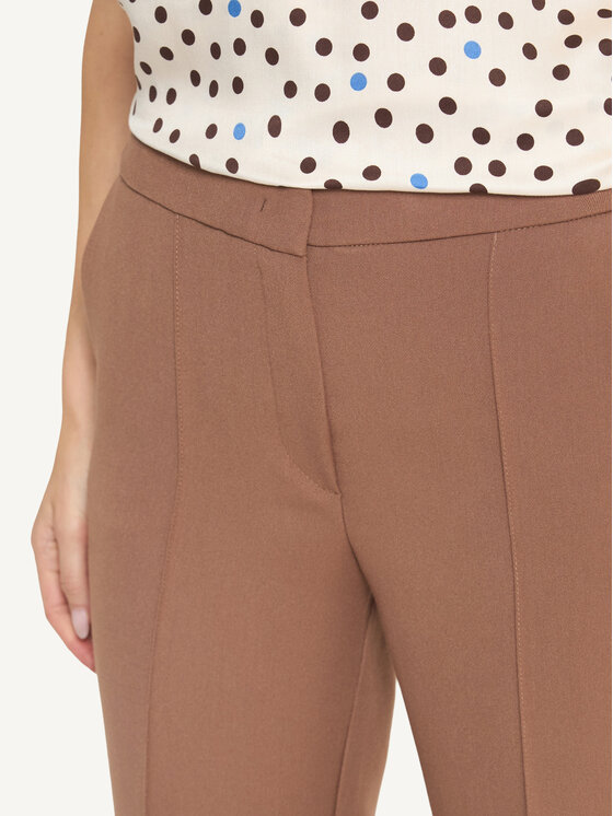 KMX KMX Spodnie materiałowe 809740001 Beżowy Straight Fit