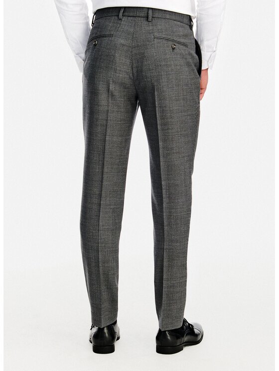 Pako Lorente Pako Lorente Spodnie garniturowe P26SP-6G-025 Szary Slim Fit