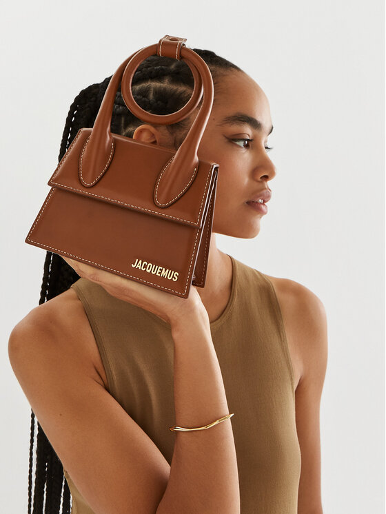 JACQUEMUS JACQUEMUS Táska Le Chiquito Noeud 213BA005-3072 Barna