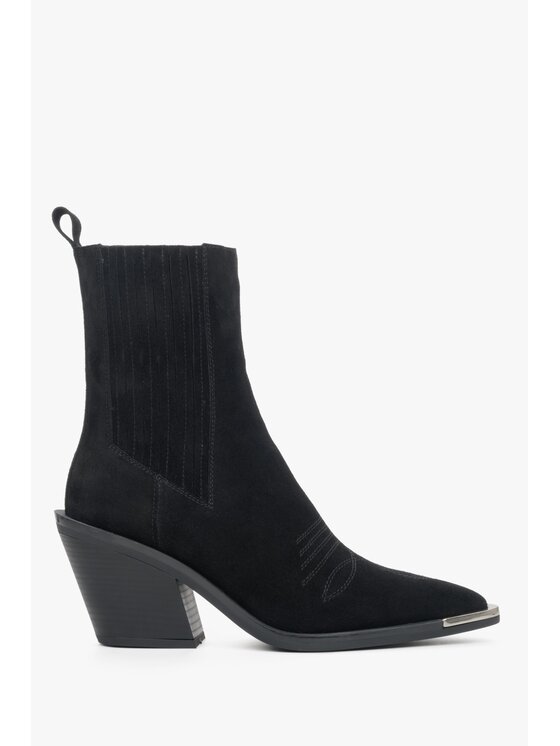 Estro Estro Καουμπόικες Μπότες & Μποτάκια ER00110582 Μαύρο