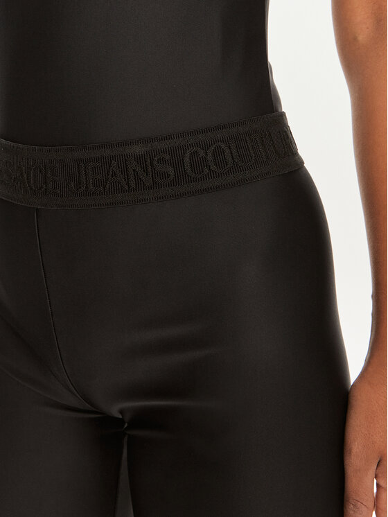 Versace Jeans Couture ブラックタートルネック Versace Jeans Couture LULA - Botki kowbojki i motocyklowe