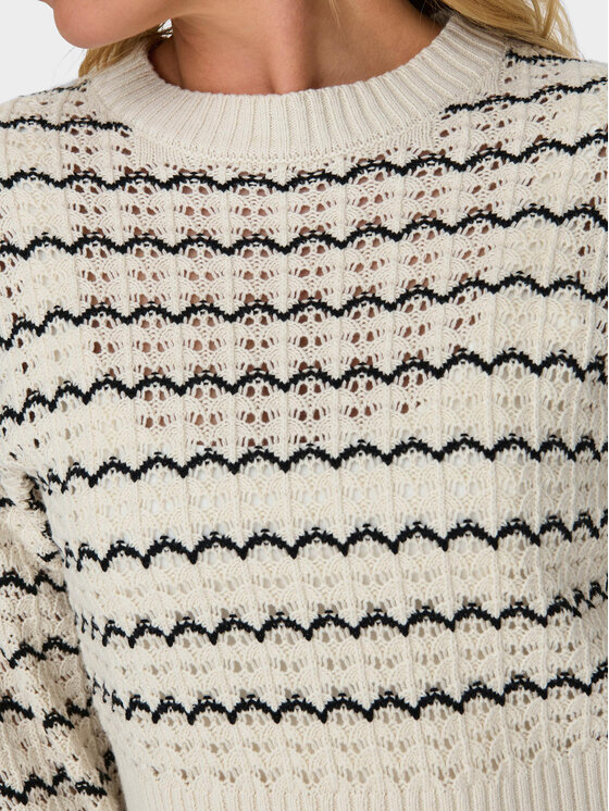 ONLY ONLY Sweter Asa 15310527 Beżowy Regular Fit