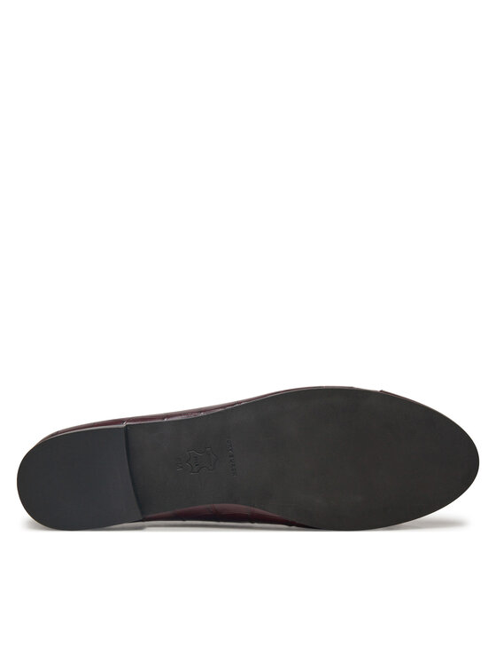 Tory Burch Tory Burch Baleriny Cap Toe Ballet 165365 Bordowy