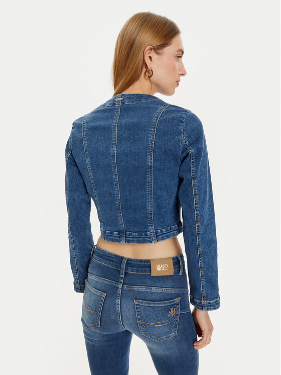 Liu Jo Liu Jo Τζιν μπουφάν UF4120 D4448 Μπλε Regular Fit