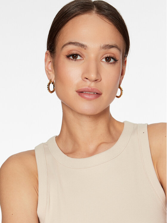 Calvin Klein Jeans Calvin Klein Jeans Top J20J221055 Bež Regular Fit