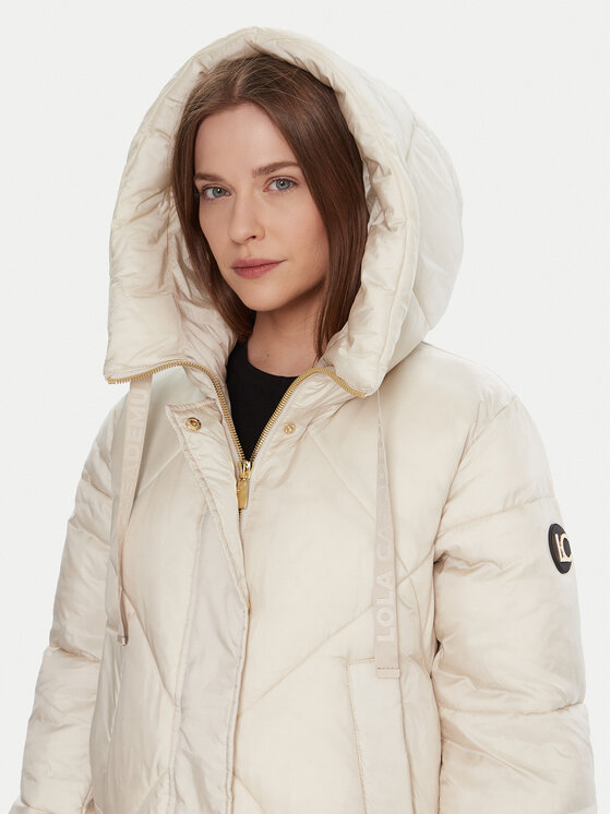 Lola Casademunt by Maite Lola Casademunt by Maite Talvemantel LF2501002 Beež Relaxed Fit