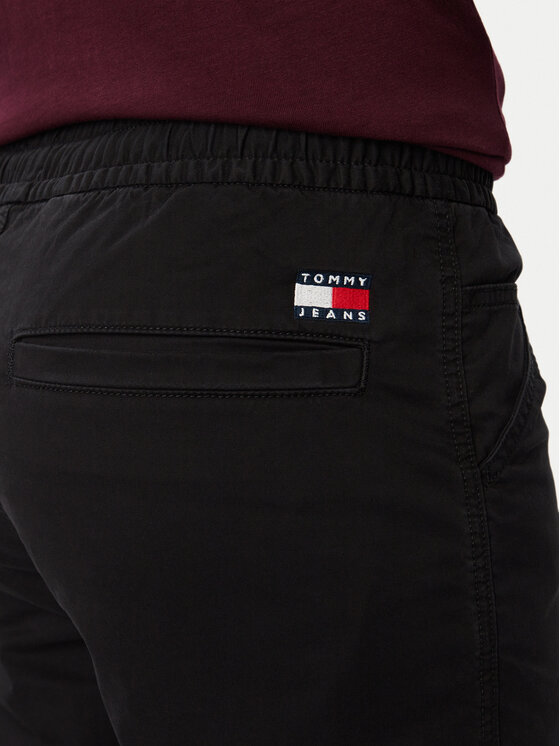 Tommy Jeans Tommy Jeans Joggers kalhoty Sonny DM0DM23539 Černá Regular Fit