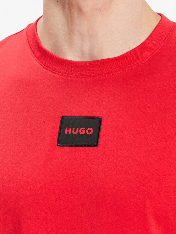 HUGO Hugo T-Shirt Diragolino212 50447978 Czerwony Regular Fit