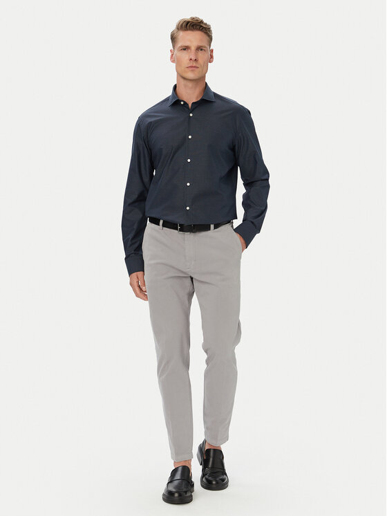 BOSS BOSS Camicia H-Joe 50567023 Blu scuro Regular Fit