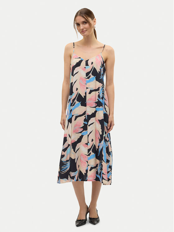 Vero Moda Vero Moda Nyári ruha Josie 10303398 Fekete Regular Fit