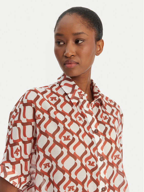Max Mara Beachwear Max Mara Beachwear Сорочка Ariete 2616111049 Кольоровий Regular Fit
