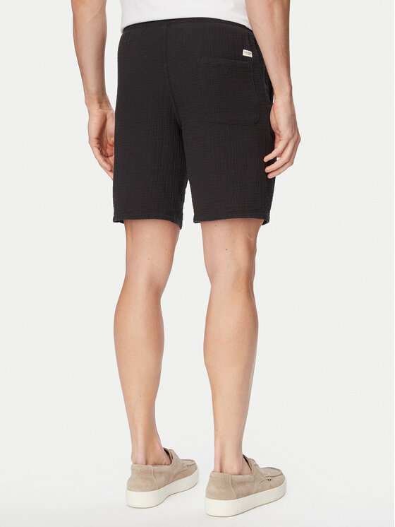 Jack & Jones Jack & Jones Pantaloncini di tessuto Jaiden 12274758 Nero Relaxed Fit