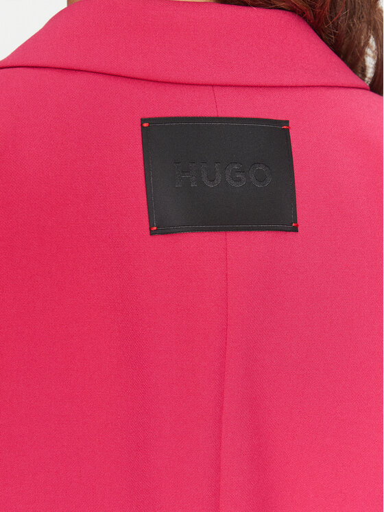 HUGO Hugo Švarkas 50489236 Rožinė Relaxed Fit
