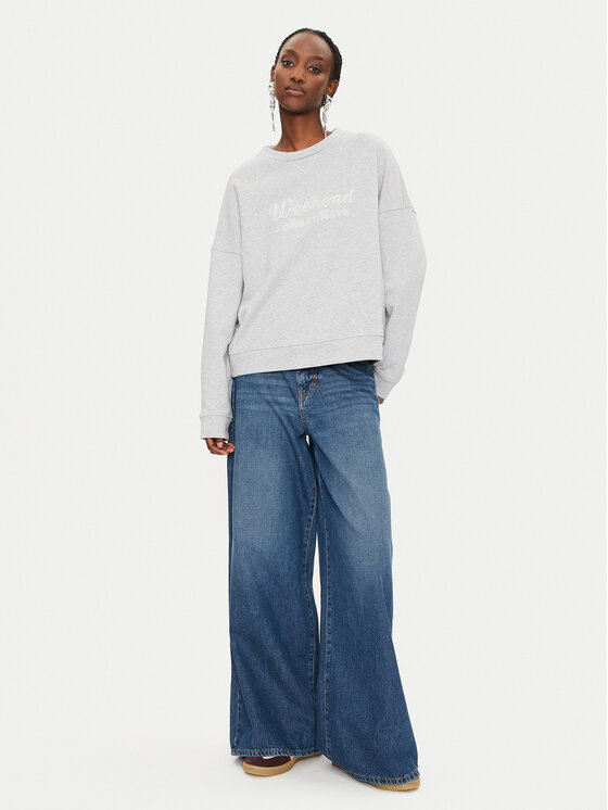 Weekend Max Mara Weekend Max Mara Sweatshirt Danubio 2425926011 Grau Regular Fit