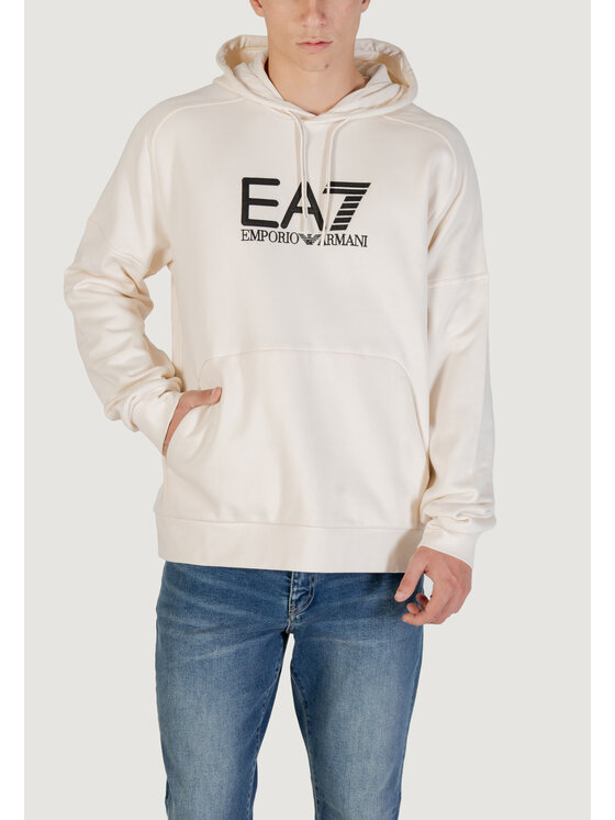 EA7 Emporio Armani EA7 Emporio Armani Bluza 7M000909 AF10377 Biały Casual Fit